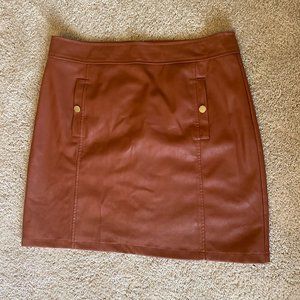 Loft Leather Skirt